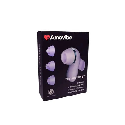 Amovibe The Butterfly Multi Head Finger Clitoral Vibrator