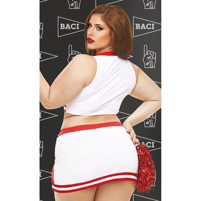 Baci Game day Hottie 4 Piece Cheerleader Costume Queen Size