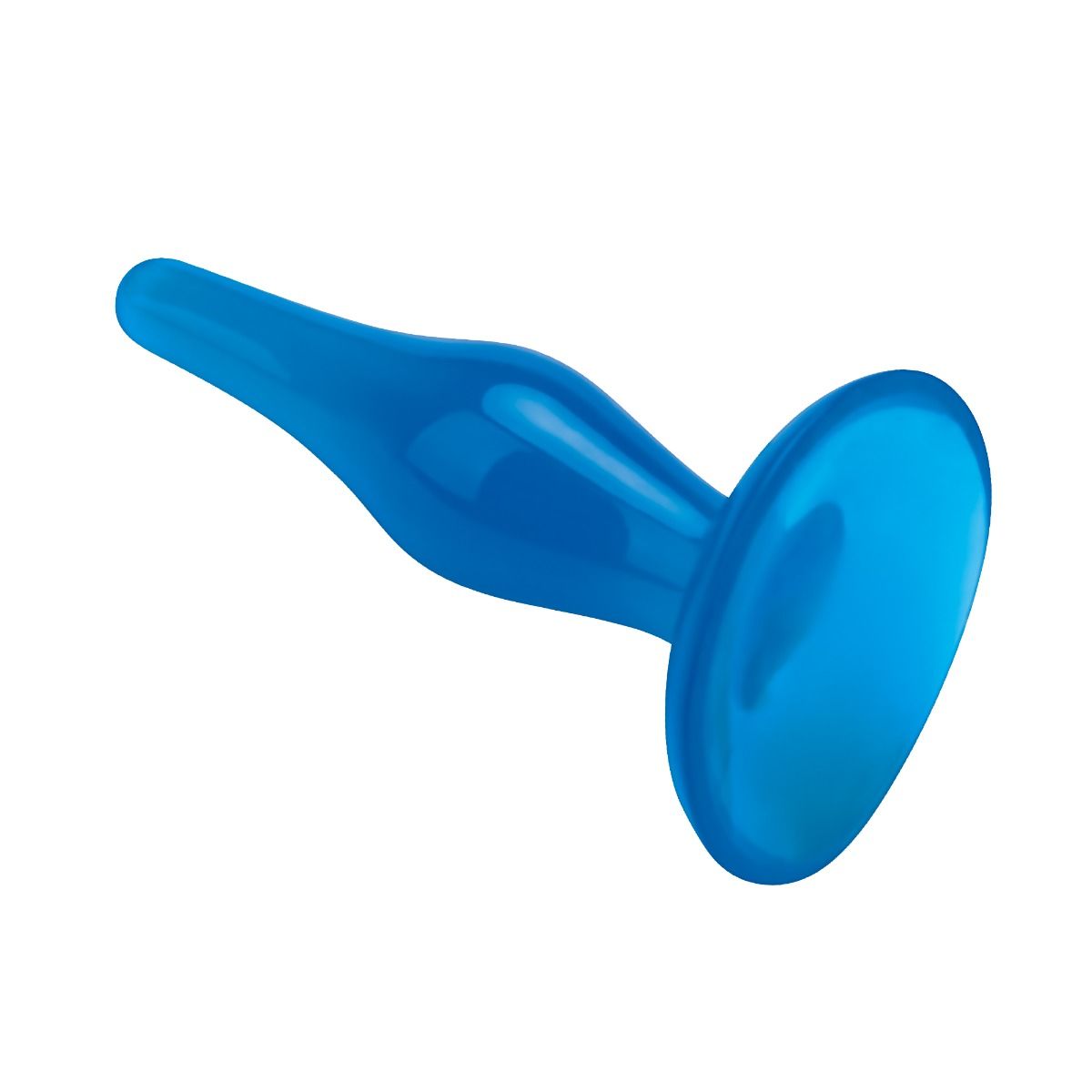 Blue Line Easy Insertion Anal Plug Blue 4.75 Inch