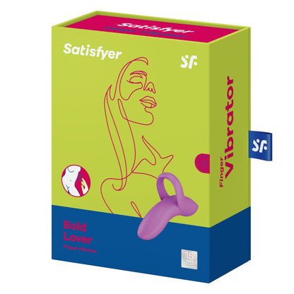 Satisfyer Finger Vibrator Bold Lover - Dark Pink