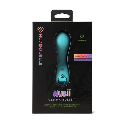 Nu Sensuelle Gemma Nubii USB Rechargeable Multi Function Bullet Blue