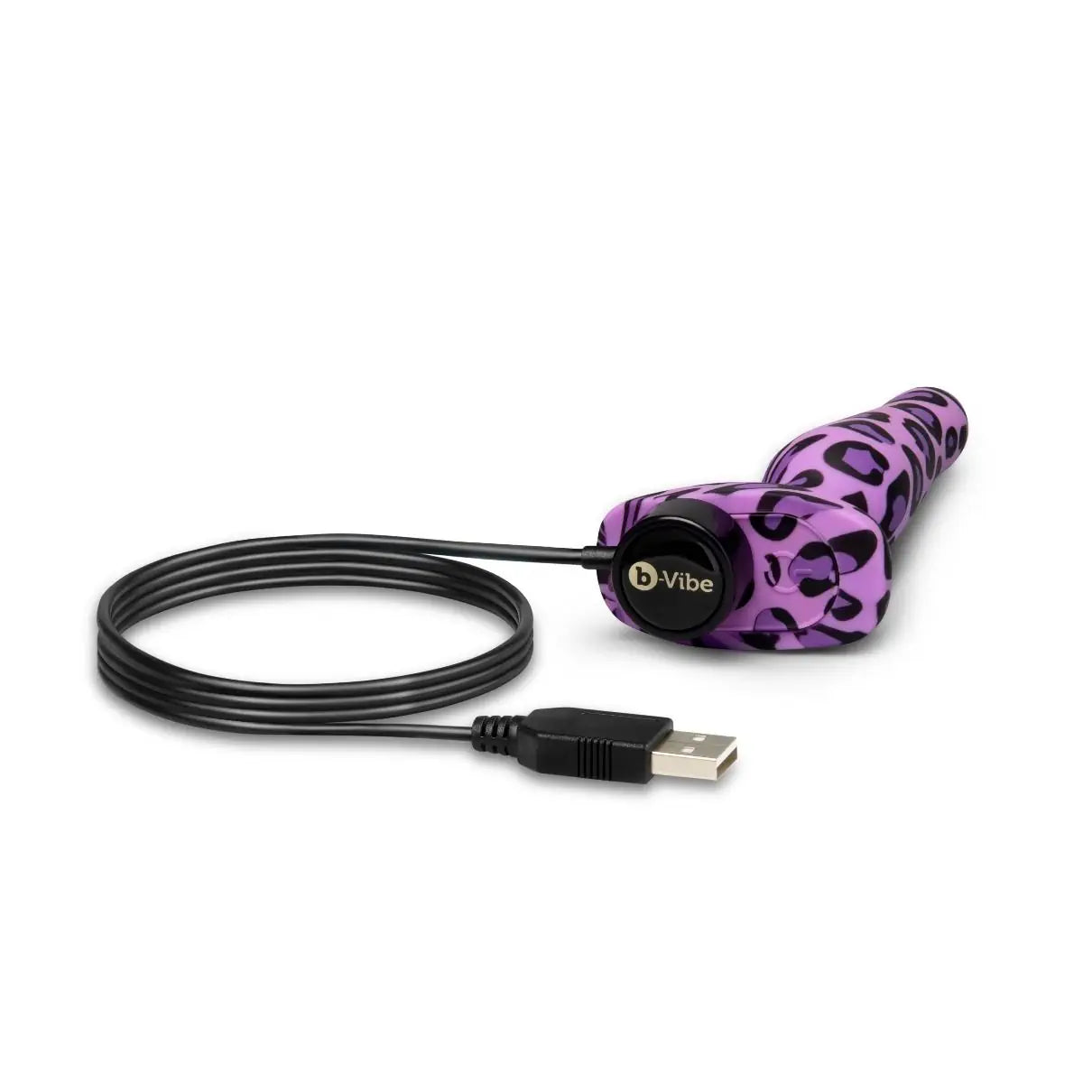 b-Vibe Novice Vibrating Anal Butt Plug - Leopard
