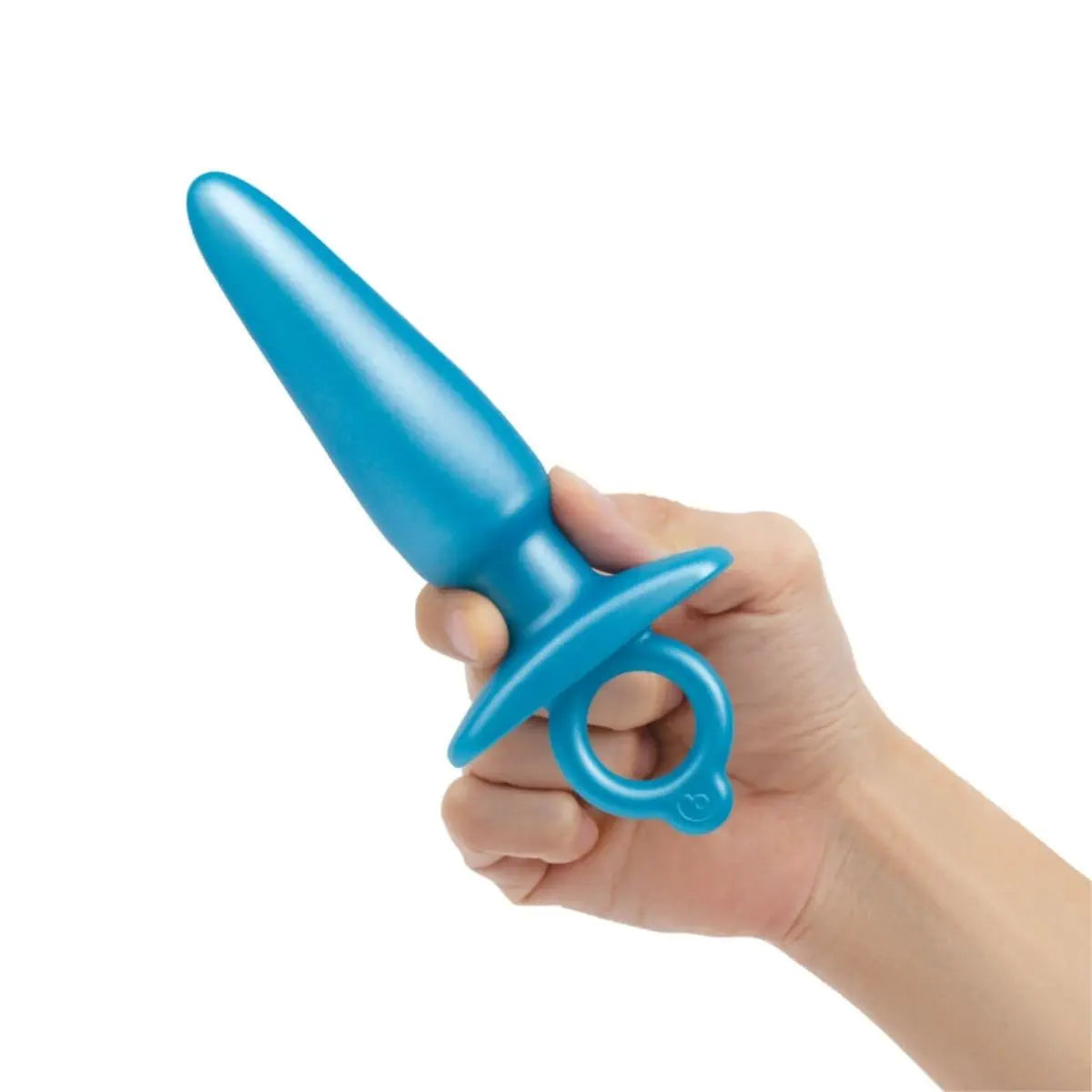 b-Vibe Sleek Tapered Silicone Plug Blue