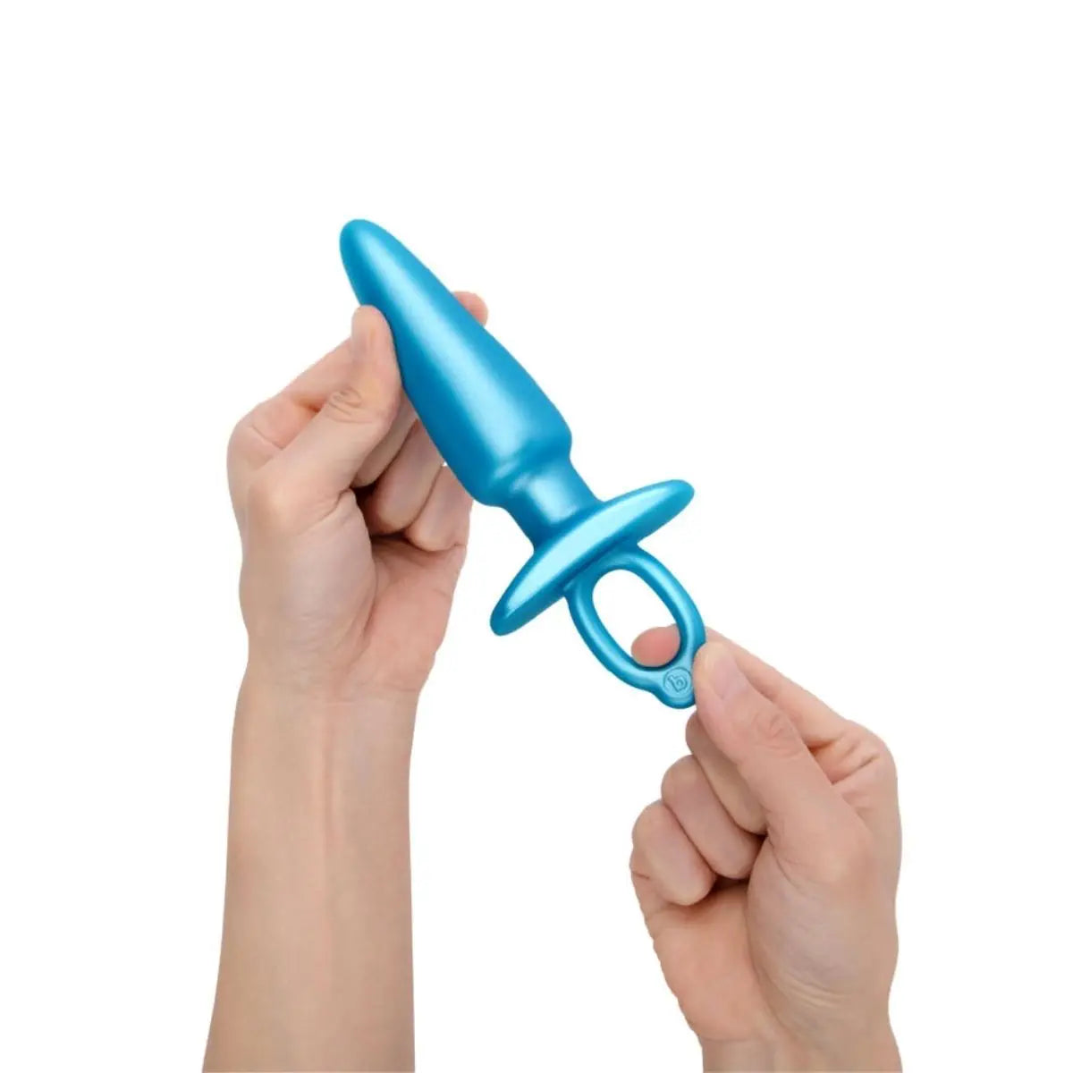 b-Vibe Sleek Tapered Silicone Plug Blue