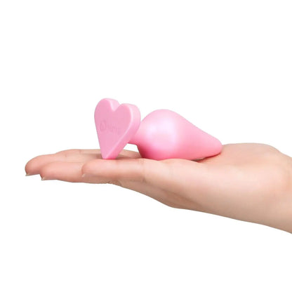 b-Vibe Butties B-Mine Silicone Plug - Pink
