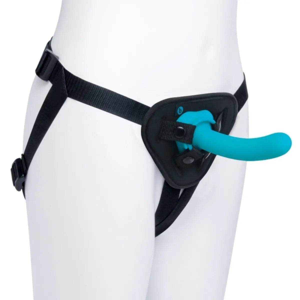 b-Vibe Every Body Strap-On Harness Set - Teal Black