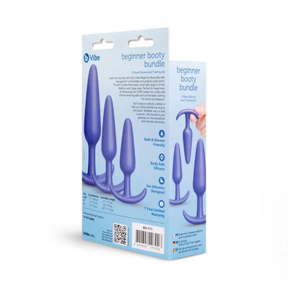 b-Vibe Butties Beginner Booty Bundle Anal Training 3 Piece Set