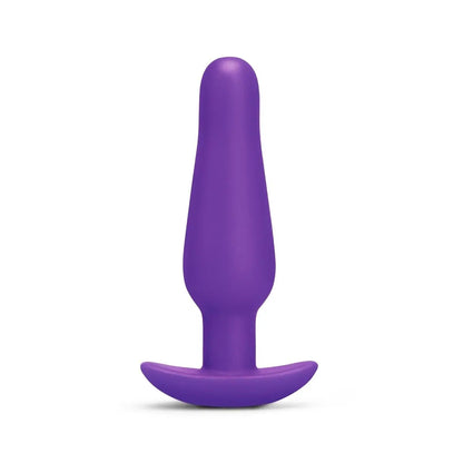 b-Vibe Rookie Weighted Silicone Plug - Purple