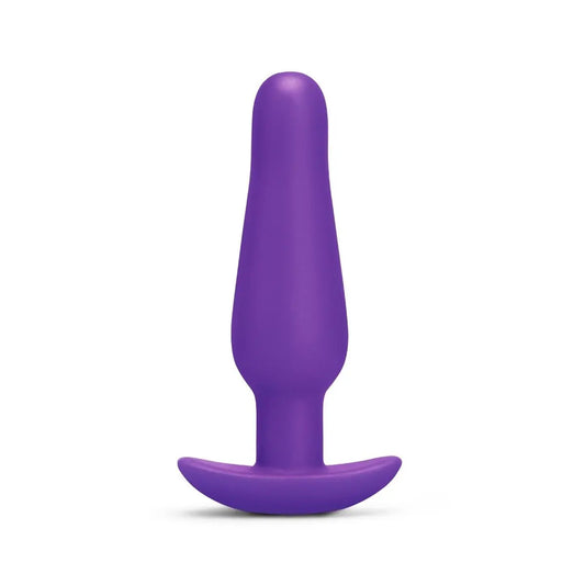 b-Vibe Rookie Weighted Silicone Plug - Purple