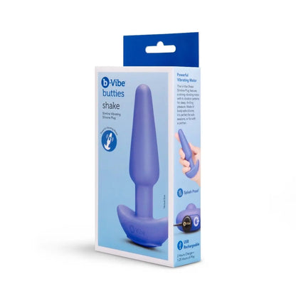 b-Vibe Snake Vibrating Silicone Prostate Plug - Lilac