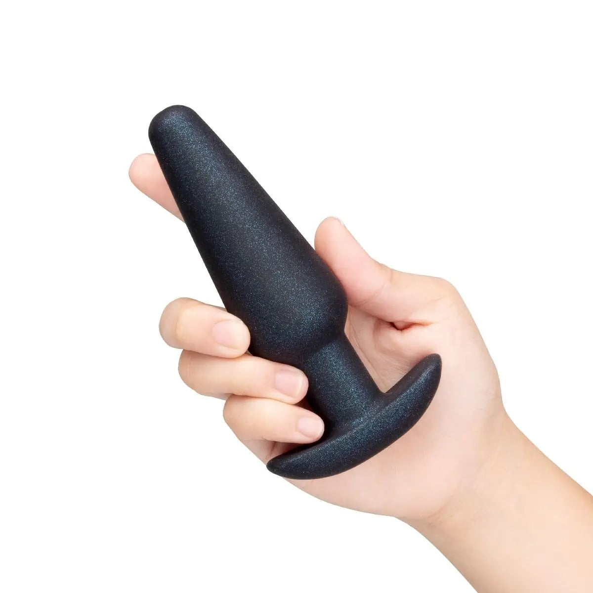 b-Vibe Hefty Weighted Silicone Plug - Black