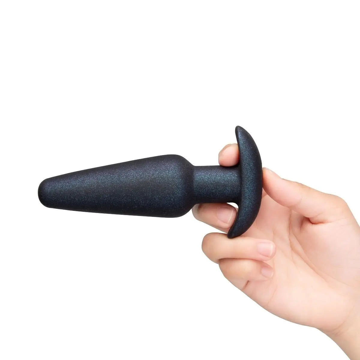 b-Vibe Hefty Weighted Silicone Plug - Black