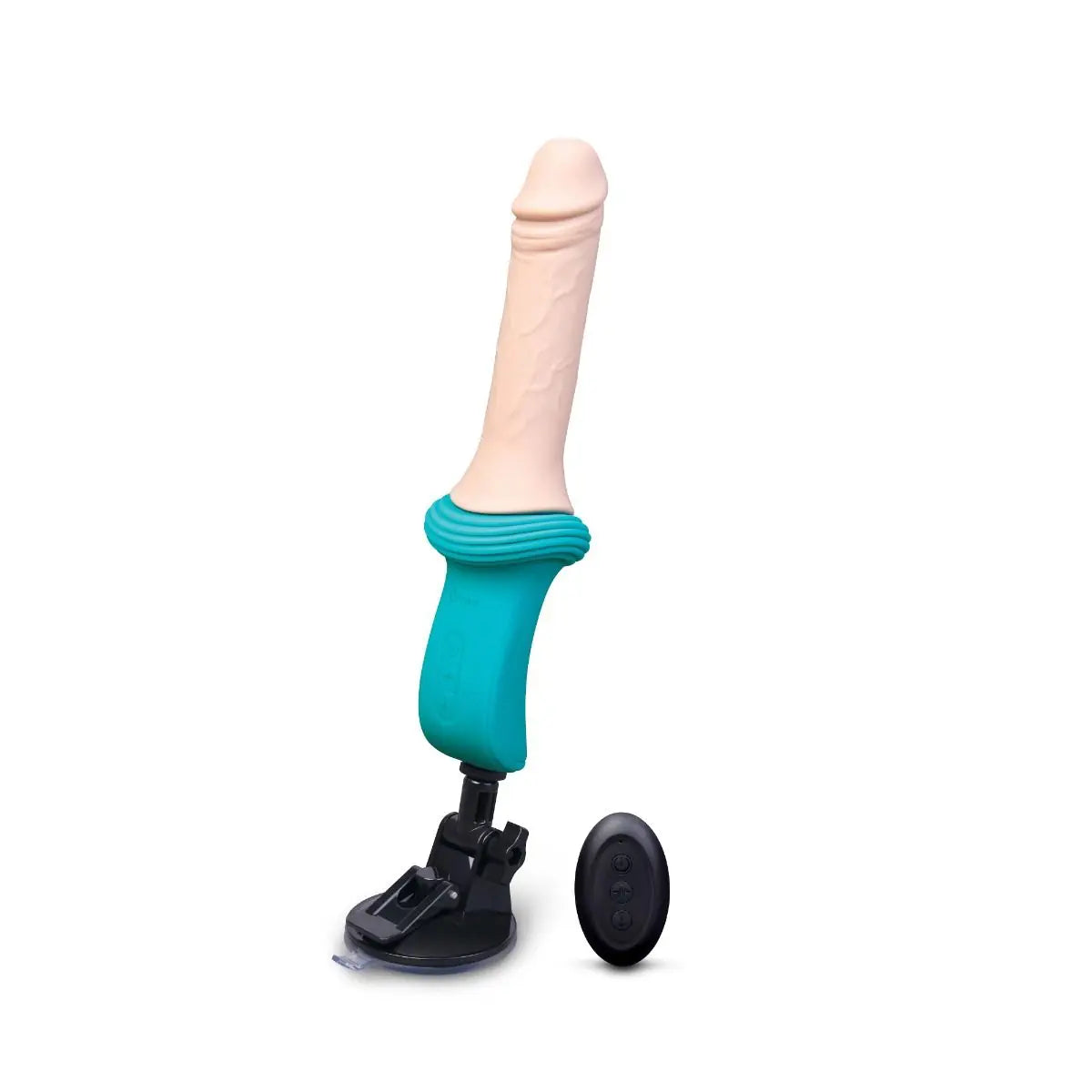 b-Vibe Realistic Rechargeable Thrusting Dildo Machine 6.5"