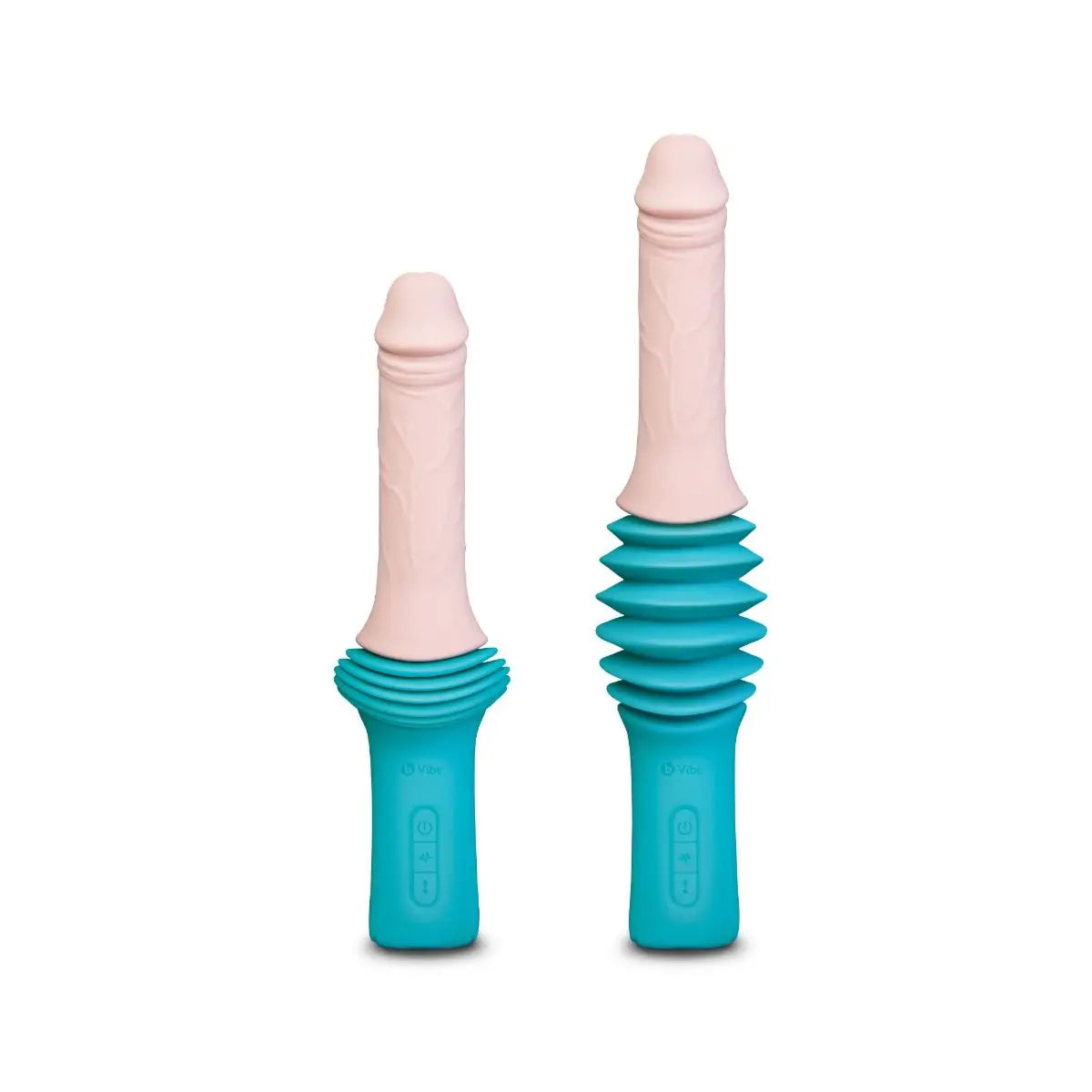 b-Vibe Realistic Rechargeable Thrusting Dildo Machine 6.5"