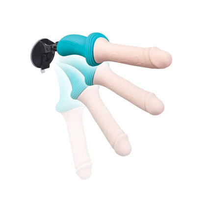 b-Vibe Realistic Rechargeable Thrusting Dildo Machine 6.5"