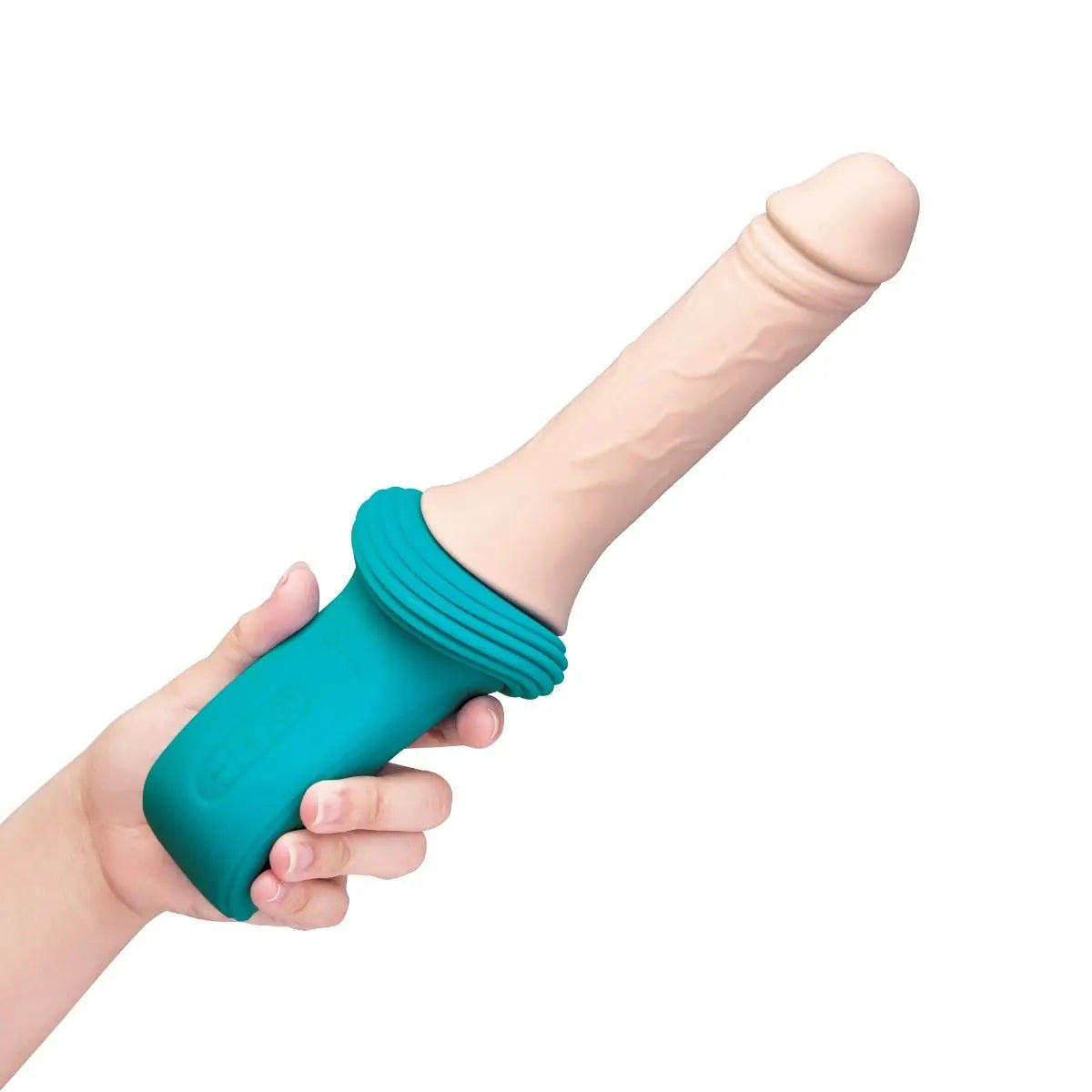 b-Vibe Realistic Rechargeable Thrusting Dildo Machine 6.5"