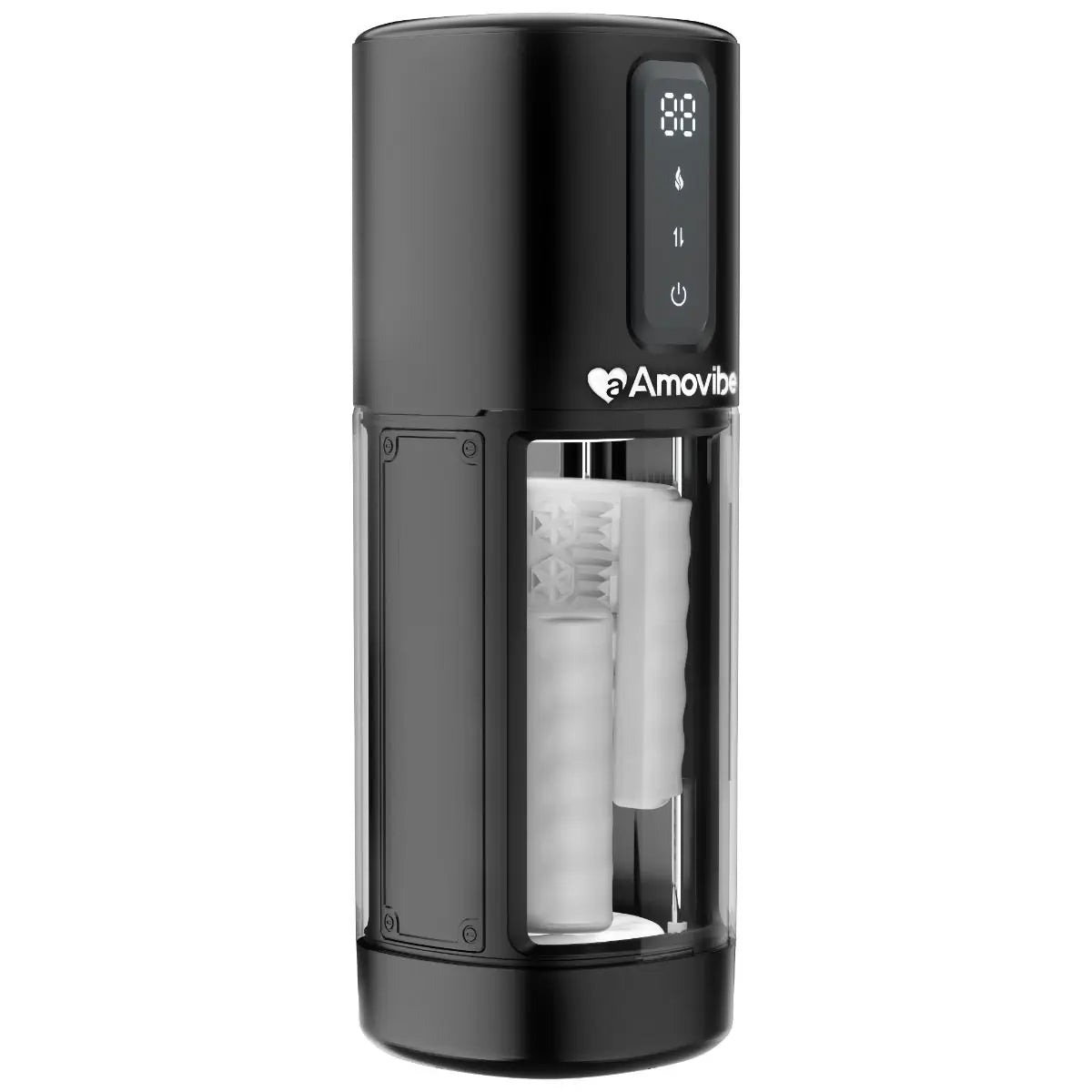 Amovibe Automatic 10 Vibrations, 6 Rubbing & 2 Heating Modes Male Masturbator Coco