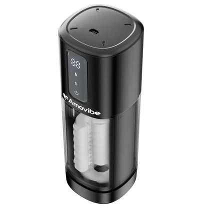 Amovibe Automatic 10 Vibrations, 6 Rubbing & 2 Heating Modes Male Masturbator Coco