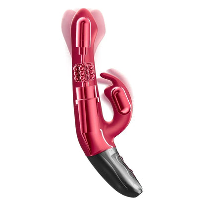 Titanz Rotating 5inch Rechargeable Rabbit With Clit Stimulation Pink