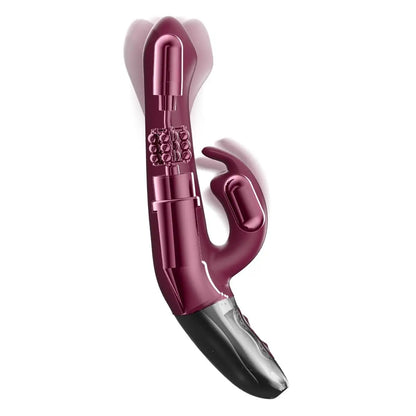 Titanz Rotating 5inch Rechargeable Rabbit With Clit Stimulation Purple