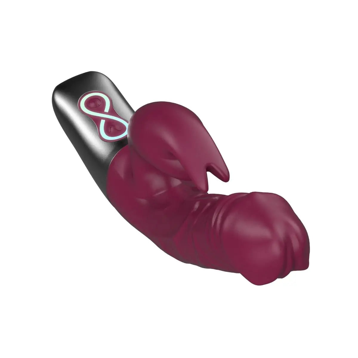 Titanz Rotating 3.5inch Rechargeable Rabbit With Clit Stimulation Purple