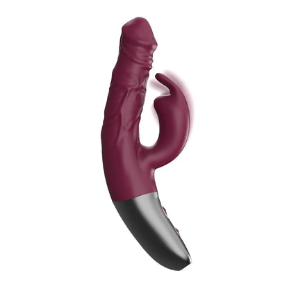Titanz Rotating 3.5inch Rechargeable Rabbit With Clit Stimulation Purple