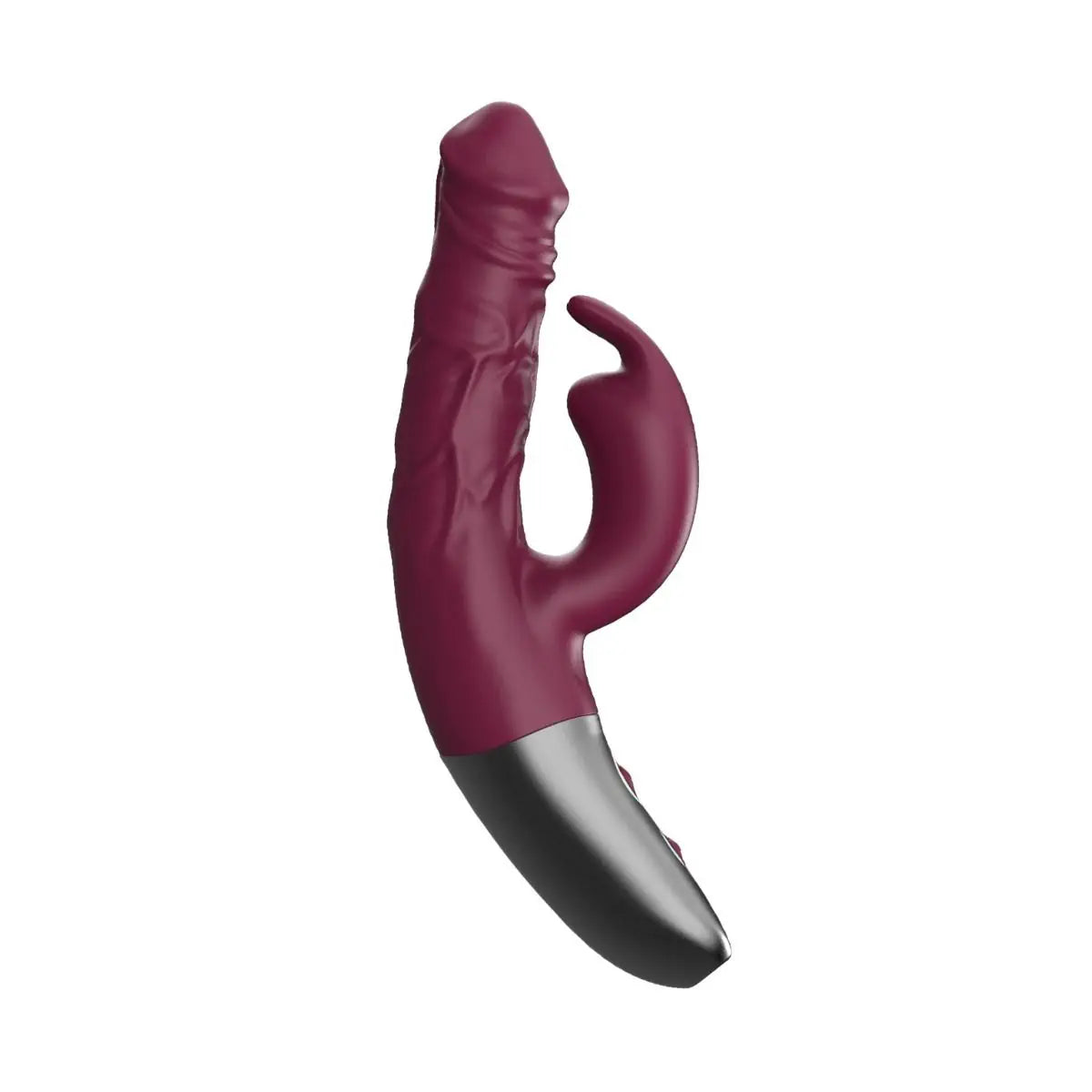Titanz Rotating 3.5inch Rechargeable Rabbit With Clit Stimulation Purple