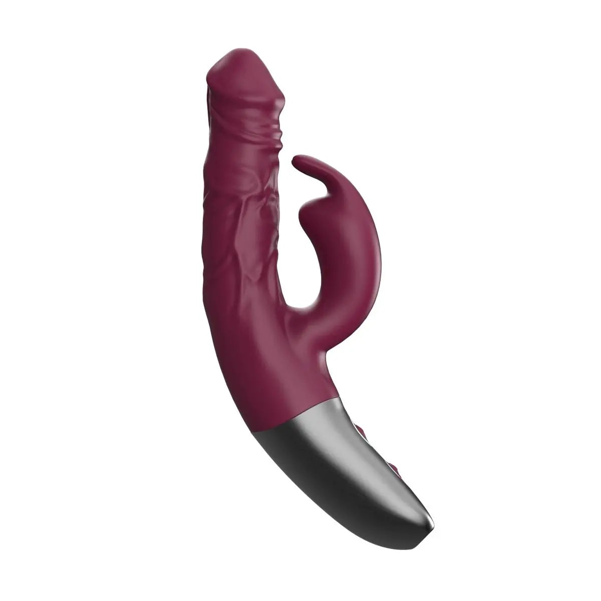 Titanz Rotating 3.5inch Rechargeable Rabbit With Clit Stimulation Purple