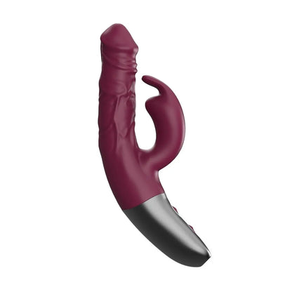 Titanz Rotating 3.5inch Rechargeable Rabbit With Clit Stimulation Purple