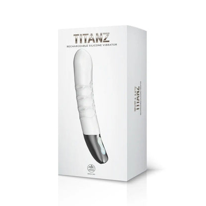 Titanz Thrusting Rechargeable Vibrator White