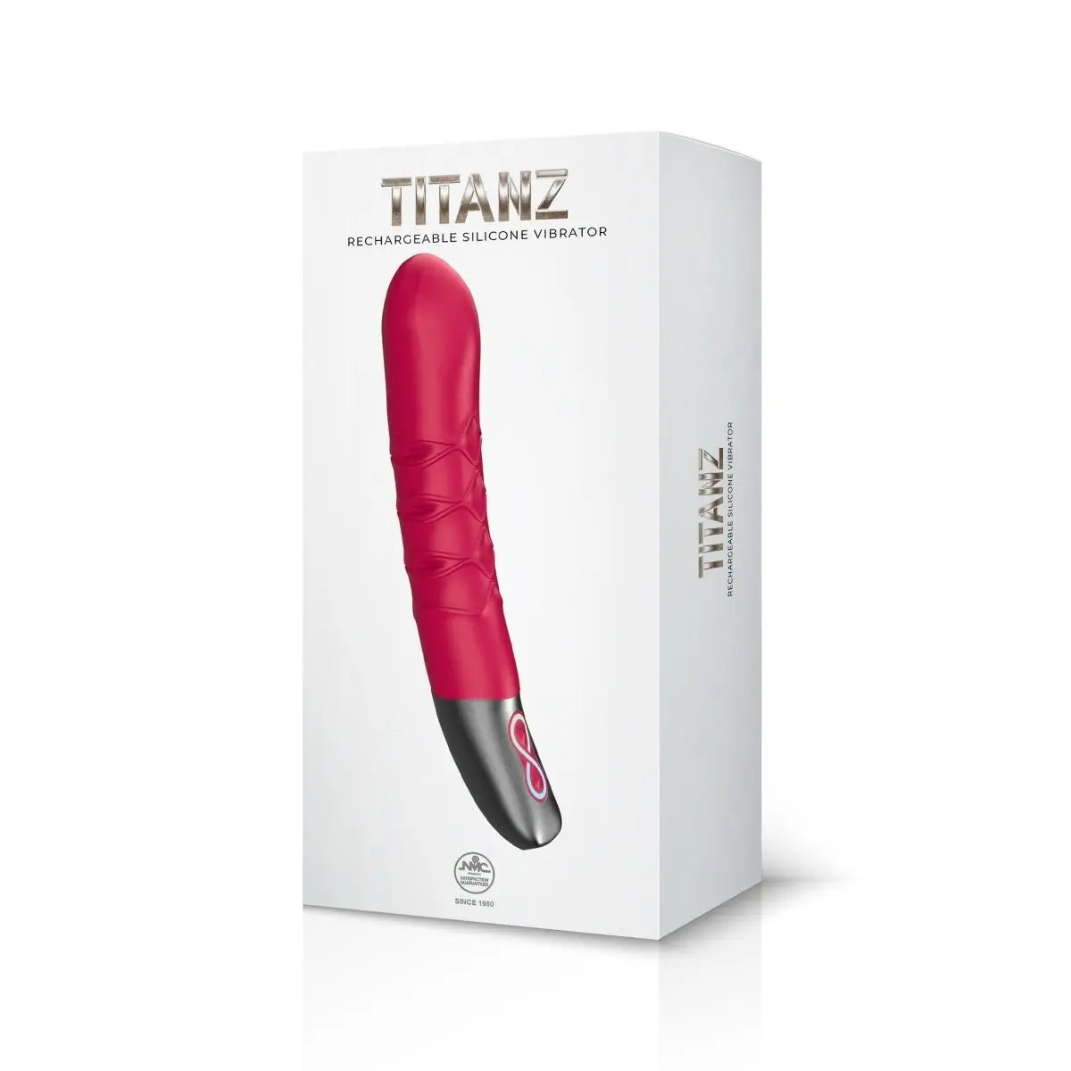 Titanz Thrusting Rechargeable Vibrator Pink