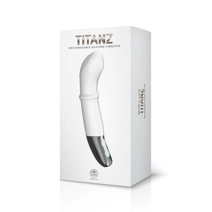 Titanz Licking Motion Rechargeable Vibrator White