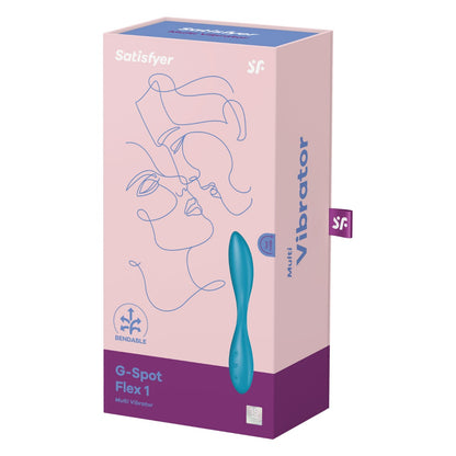 Satisfyer G-Spot Flex 1 Multi Vibrator - Petrol