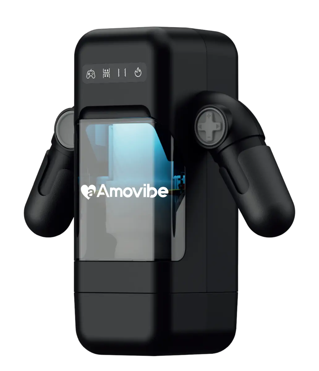 Amovibe Automatic Thrusting, Vibrating & Heating Male Masturbator Game Cup