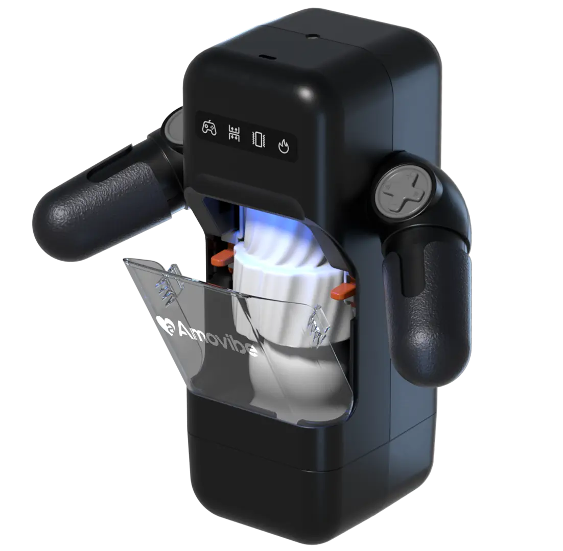 Amovibe Automatic Thrusting, Vibrating & Heating Male Masturbator Game Cup