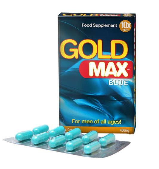 GoldMAX Stimulant For Men 10 Pack Blue 450mg