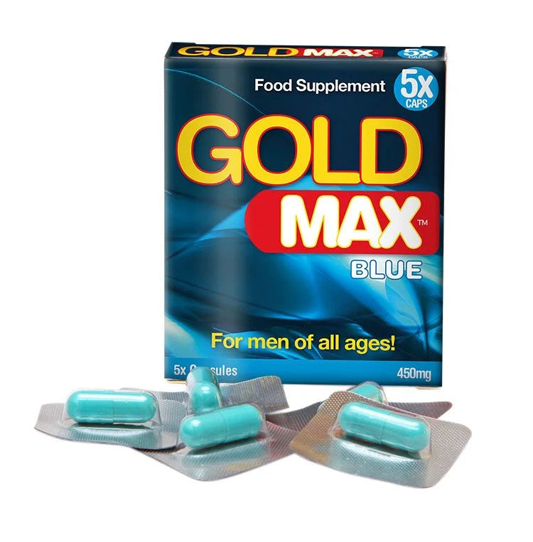 GoldMAX Stimulant For Men 5 Pack Blue 450mg