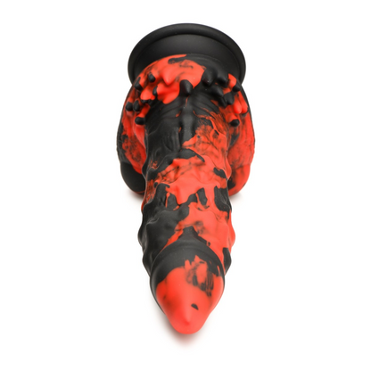 Creature Cocks Fire Demon Monster Silicone Dildo