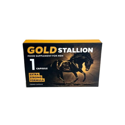 GOLD Stallion 700mg Male Herbal Enhancer Single Capsule