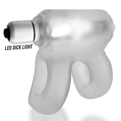 Oxballs Headlight Shaft Holster Cock Ring LED Clear Ice