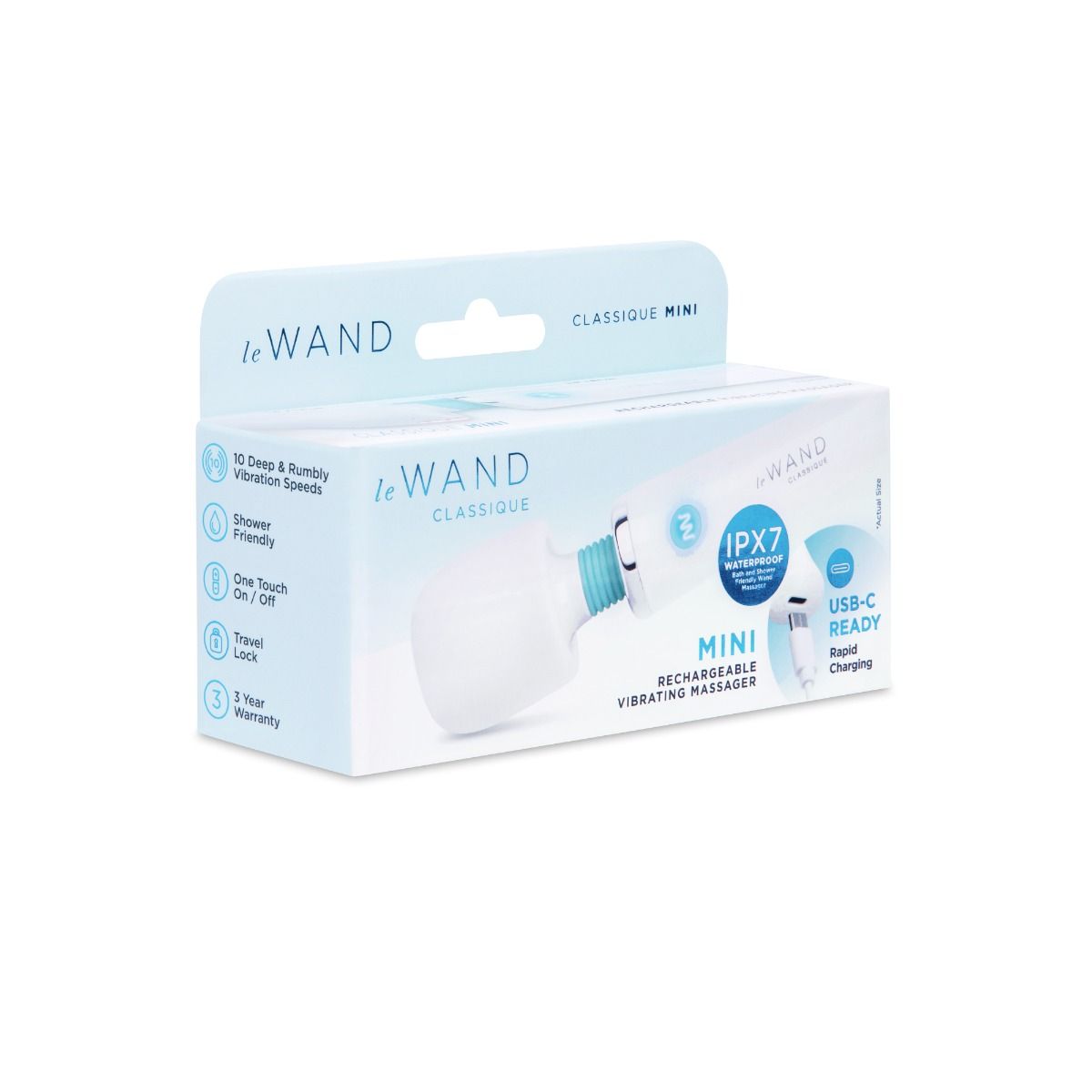 Le Wand Classique Mini Wand Massager - White