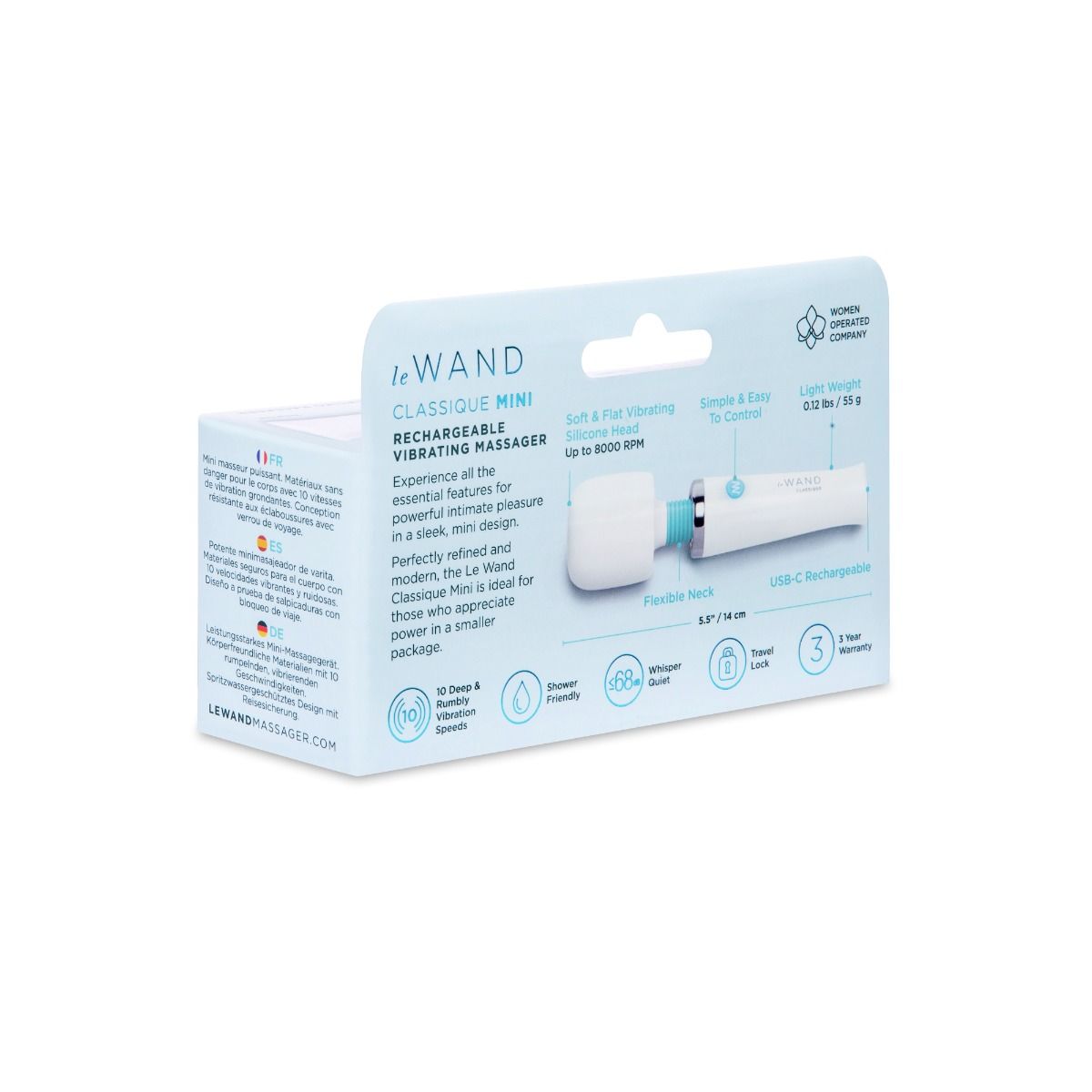 Le Wand Classique Mini Wand Massager - White