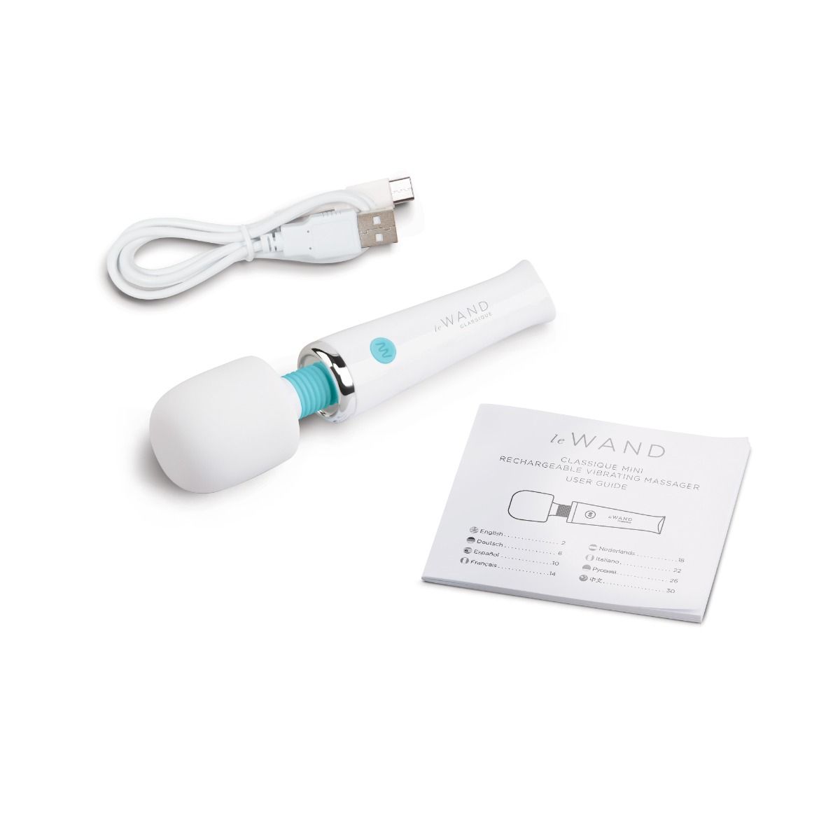 Le Wand Classique Mini Wand Massager - White