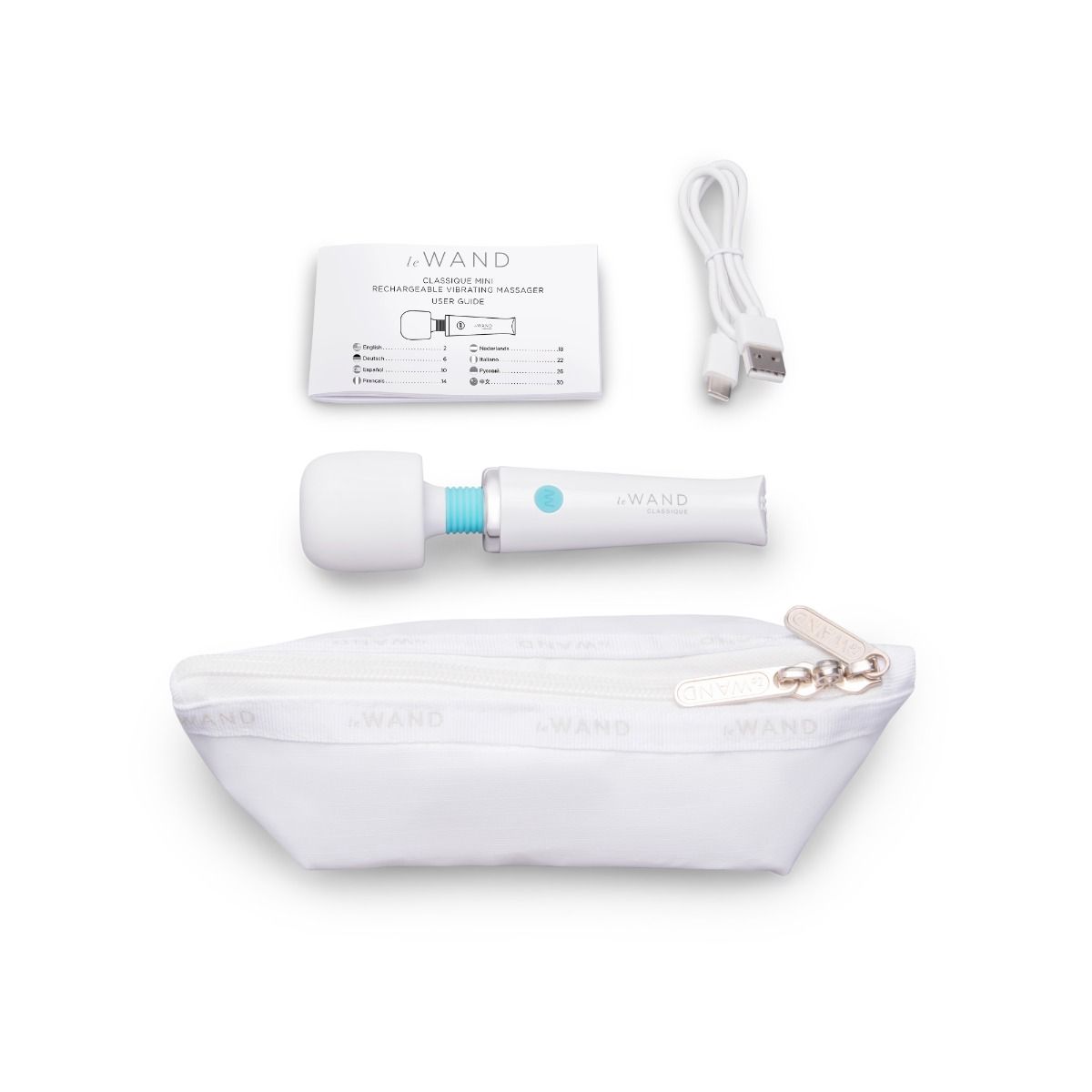 Le Wand Classique Mini Wand Massager - White