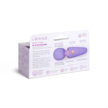 Le Wand Mini Micro Rechargeable Wand Violet