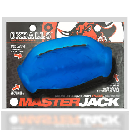 Oxballs MASTERJACK Double Penetration Male Masturbator JO BLUE ICE