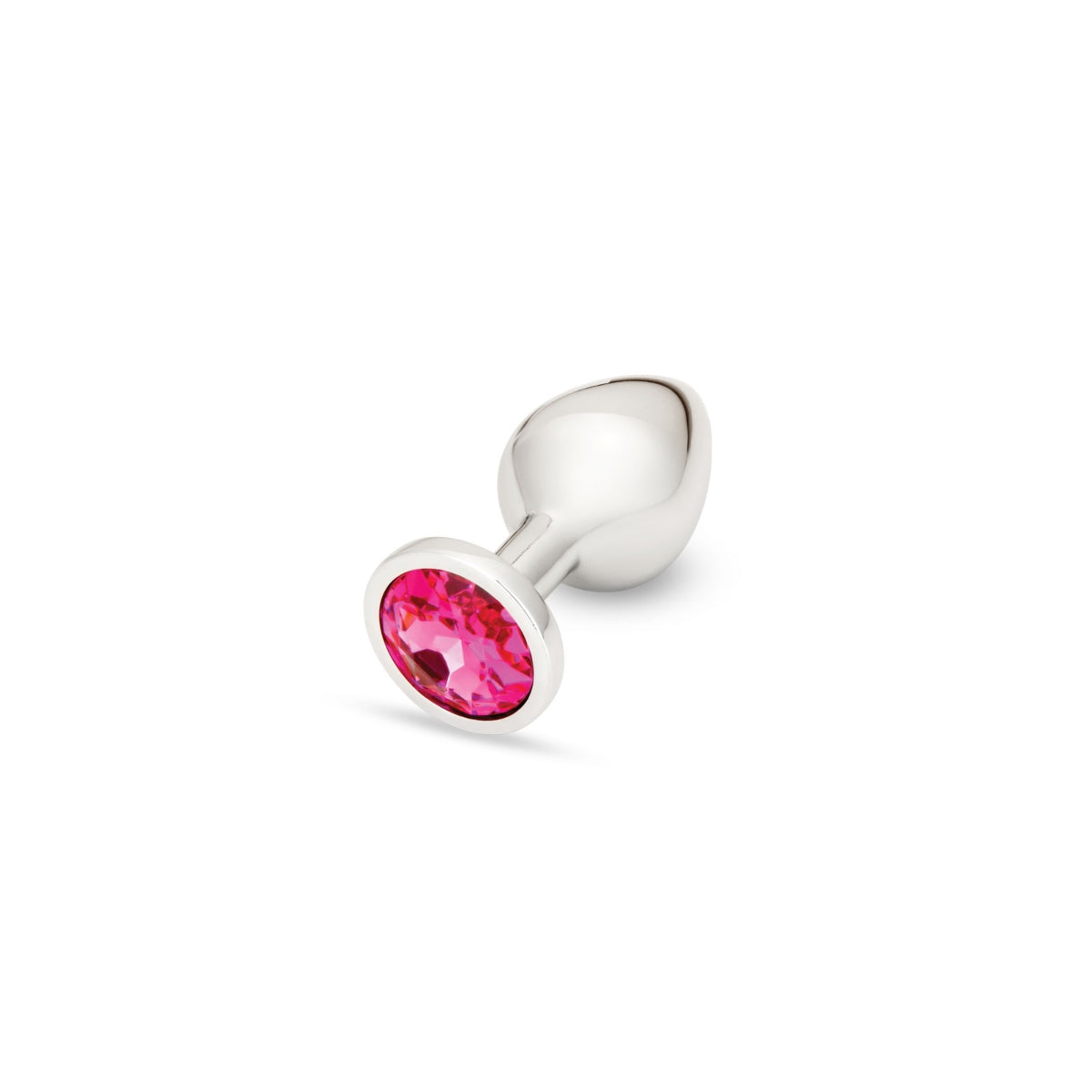 Me You Us Crystal Jewels Aluminium Butt Plug Pink - Medium