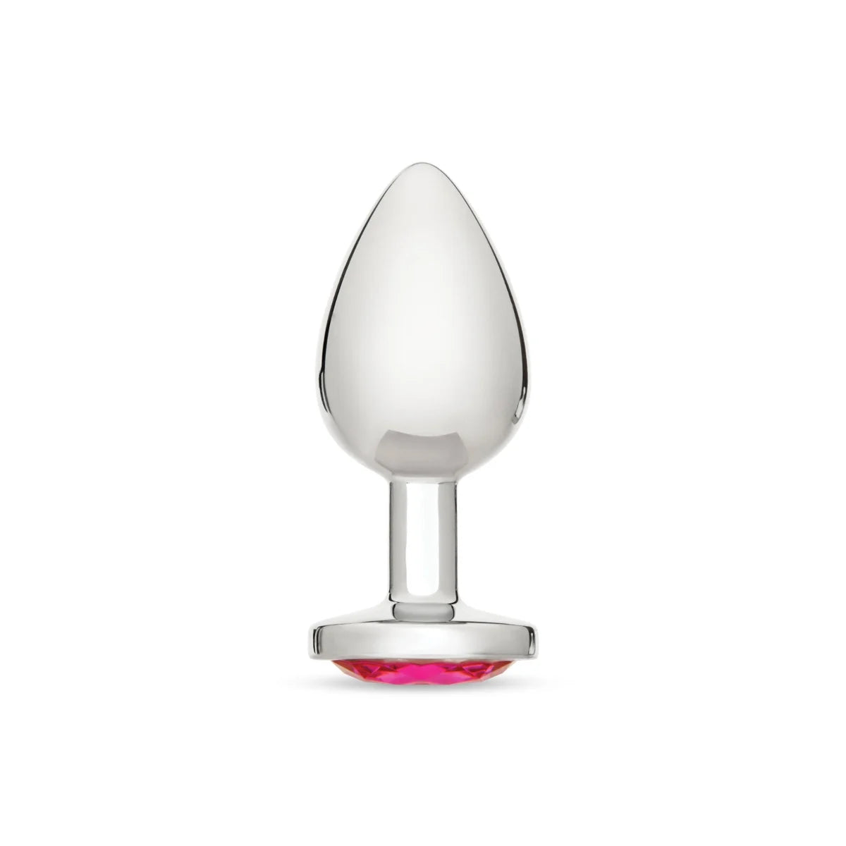 Me You Us Crystal Jewels Aluminium Butt Plug Pink - Large