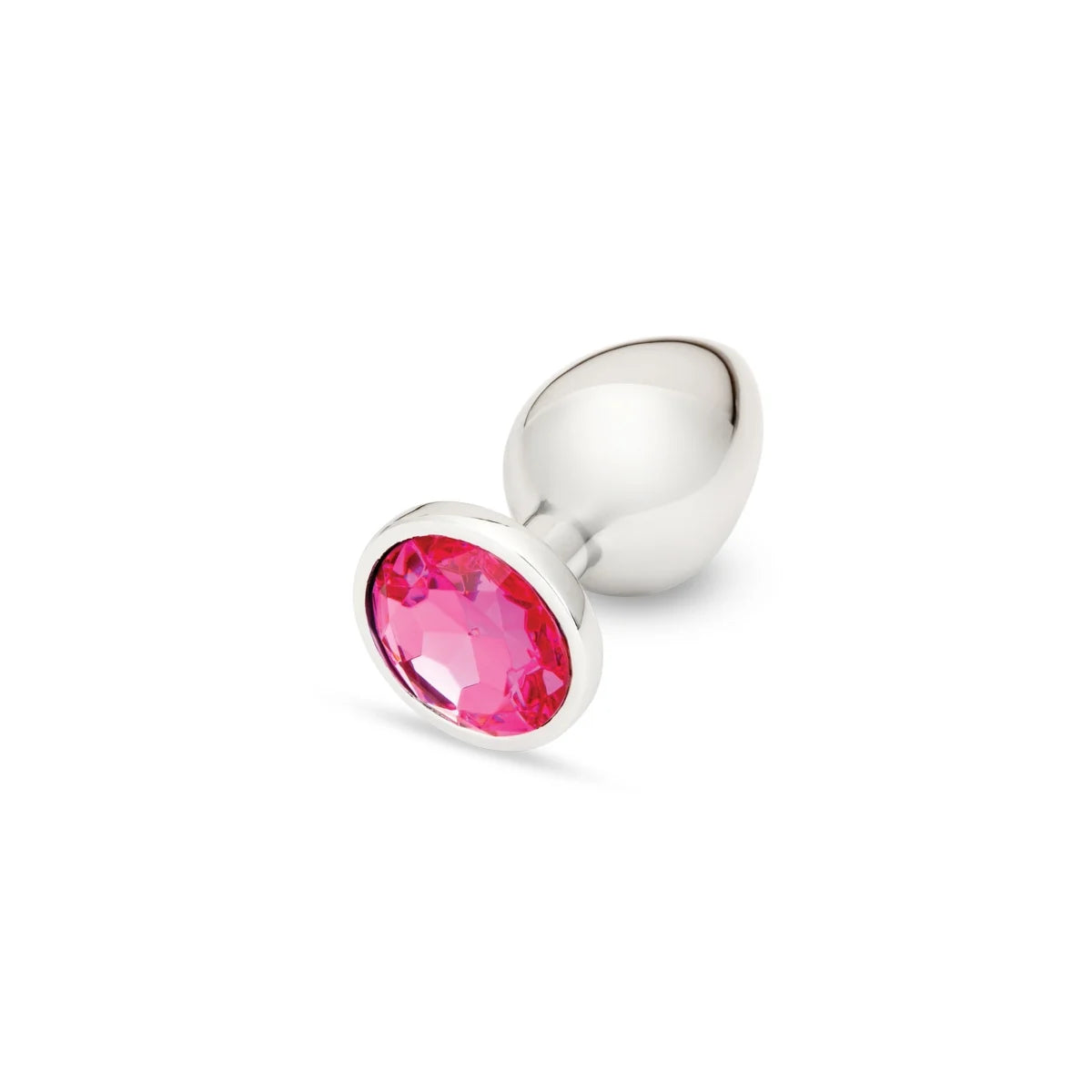 Me You Us Crystal Jewels Aluminium Butt Plug Pink - Large