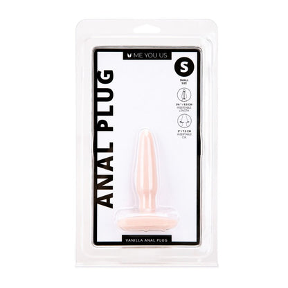 Me You Us Vanilla Small Anal Butt Plug